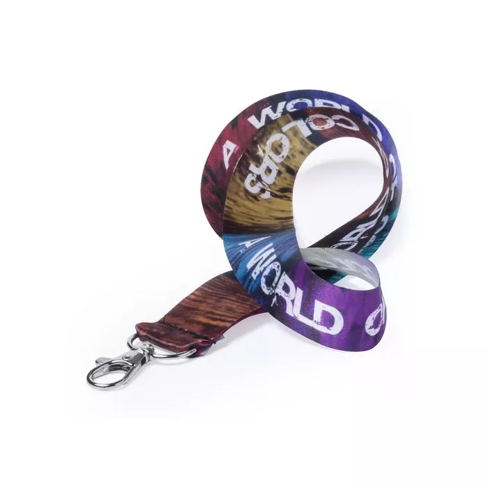 Lanyards personalizados ambas caras con mosquetón.
